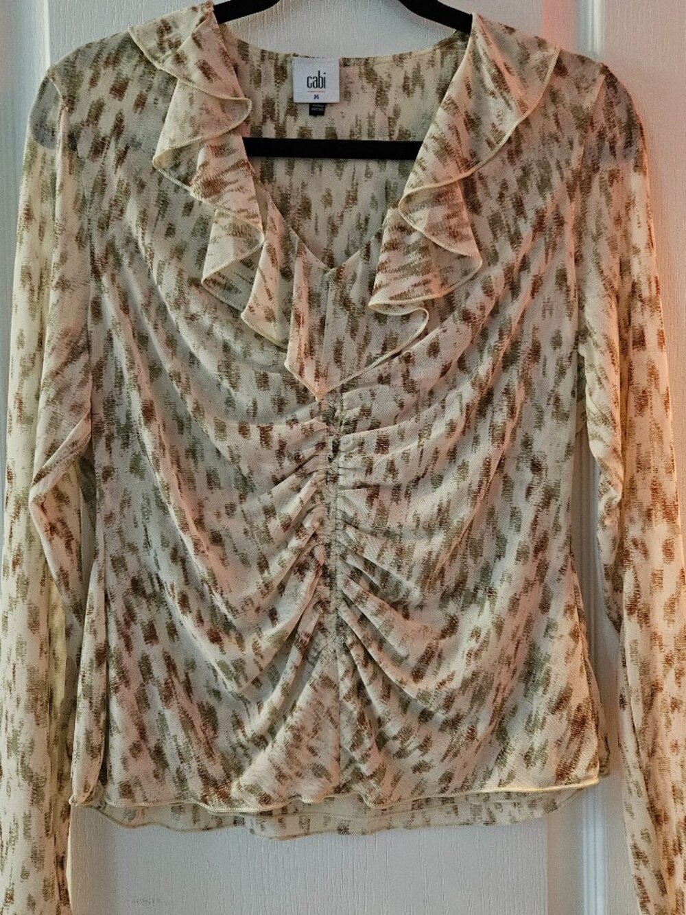 CAbi #4532 Dapple Top - Style #4532 - Sz M
